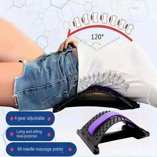 Magnetic Back Massage Muscle Relax Stretcher Posture Therapy Corrector Back Stretch Spine Stretcher Lumbar Support Pain Relief