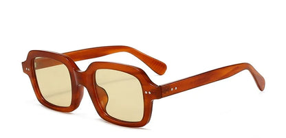 Fashionable Rice Nail Square Sunglasses High-End Casual Simple Sunglasses Versatile Ins Internet Celebrity Sunglasses Women DUHE