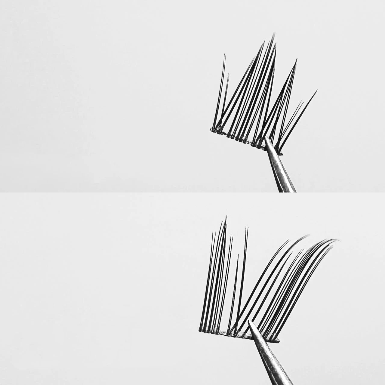 Cat Style Glue Free False Eyelashes Single Cluster Lightweight Eyelashes Self Adhesive No Glue Lashes Segmented Natural Eyelashe