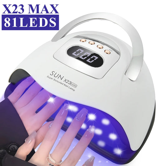 81 LEDs Professional Nail Dryer LED UV Lamp For Nails Gel Polish Dryer Light Nail Art Accessories Curing Gel Nail Lamp For Nails