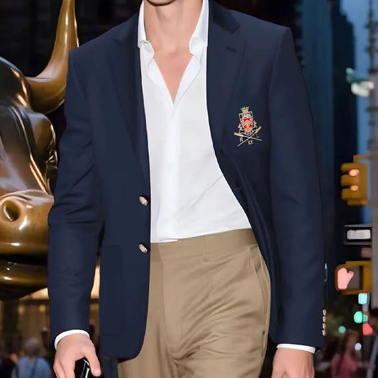 Men's Suit Jacket – Thin Business Casual Anti-Sun Lightweight Formal Blazer