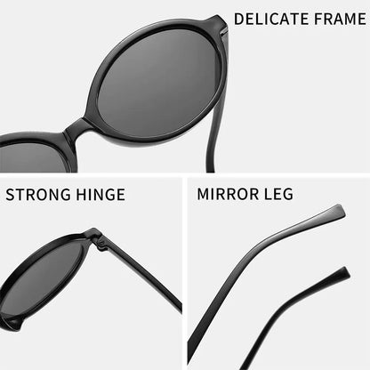Sexy Small Oval Leopard Sunglasses Women Lovely Ins No Makeup Plain Glasses Frame Men Eyewear Cute Decorative Computer Glasses
