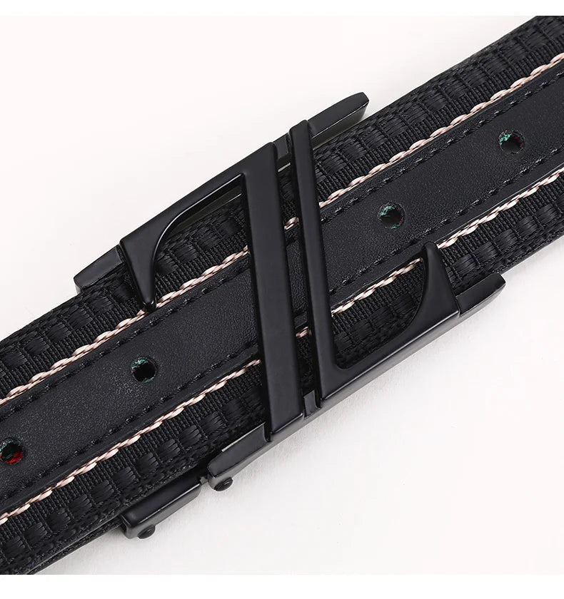 Luxury-sleek designer style G-shaped canvas belt for fashionable and durable high-quality jeans. Men's and women's casual leathe