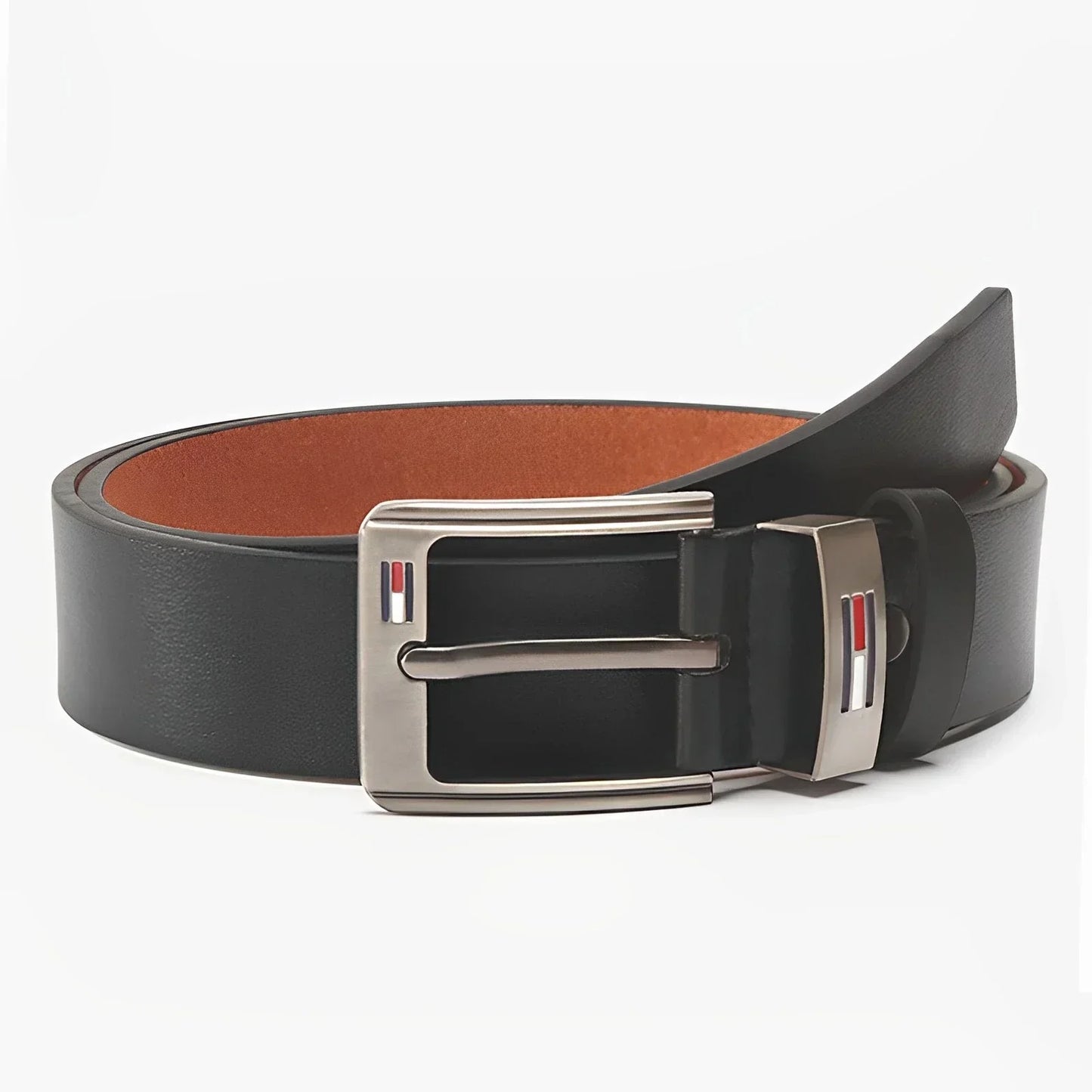 Men's Luxury PU Leather Belt - Designer Alloy Pin Buckle, High Quality Waistband for Jeans & Casual Wear, Fashion Waist Strap