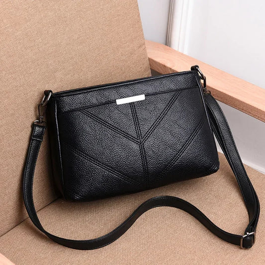 Cross Border Direct Supply Women's 2025 New Korean Version Trendy Girl's Bag Three-layer Small Single Shoulder Crossbody Handbag