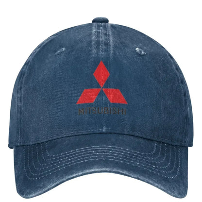 Mitsubishis Logo Heavy Industries Baseball Cap Japan Men Fashion Unisex Truck Driver's Father's Sun Hat