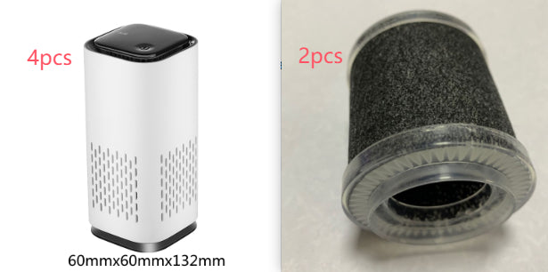 Mini Car Air Purifier HEPA Filter