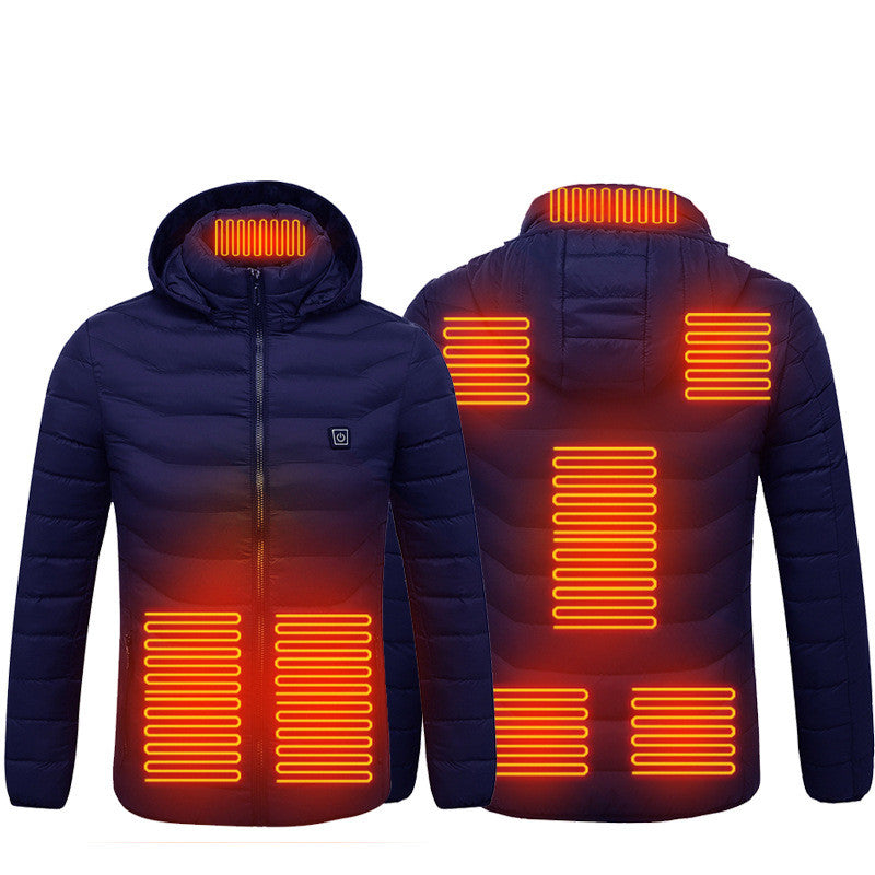 USB Heated Jacket - Electric Warming Winter Coat for Men