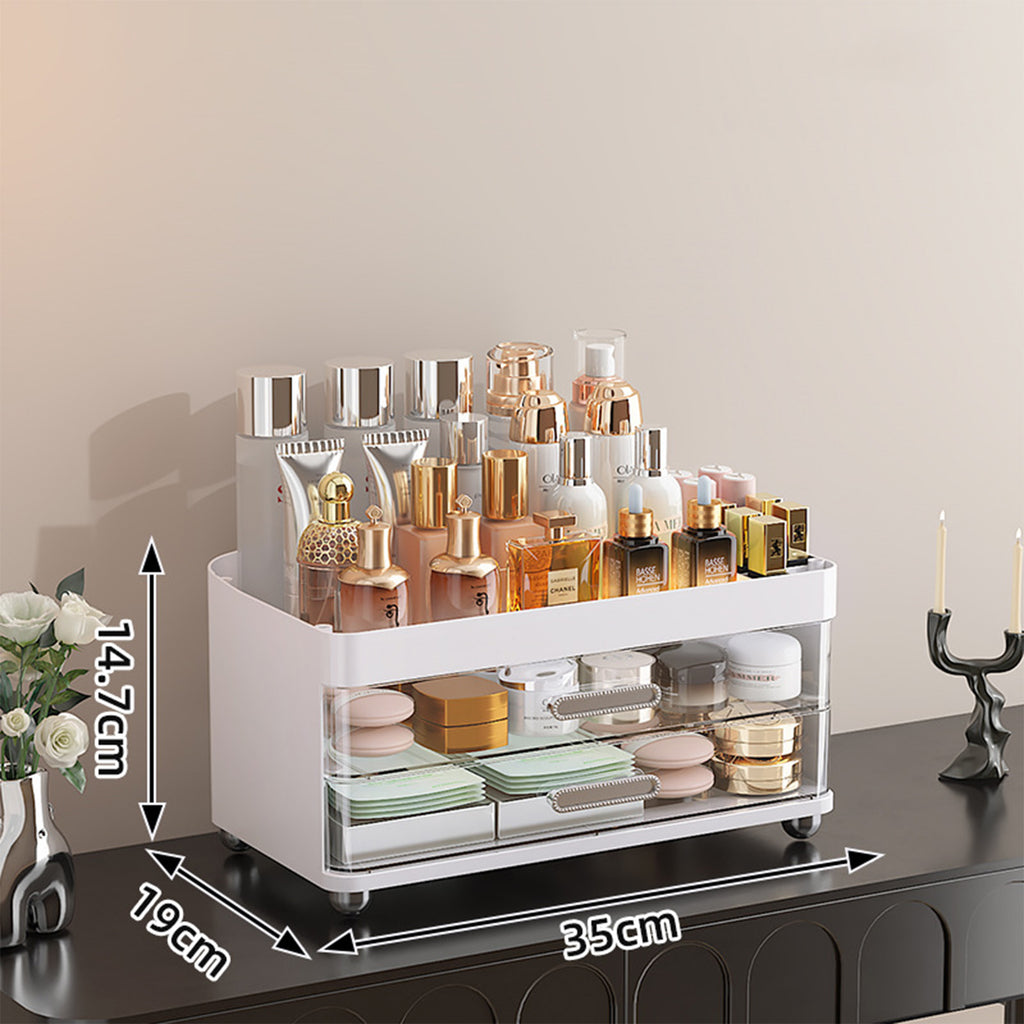 4-Tier Makeup Organizer with Drawers"