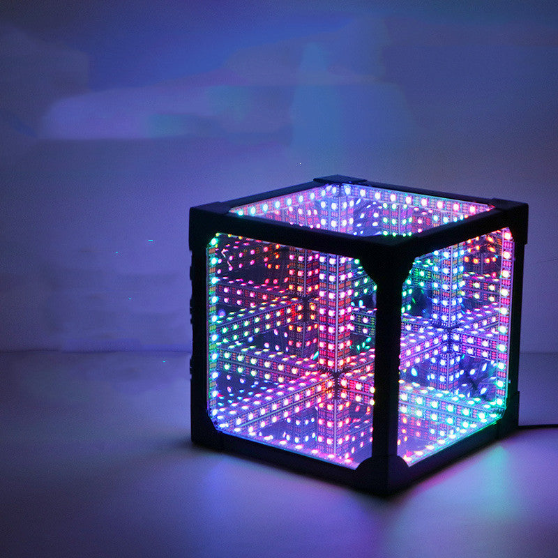 3D Infinity Mirror Cube Lamp - Gaming Room Decorative LED Light