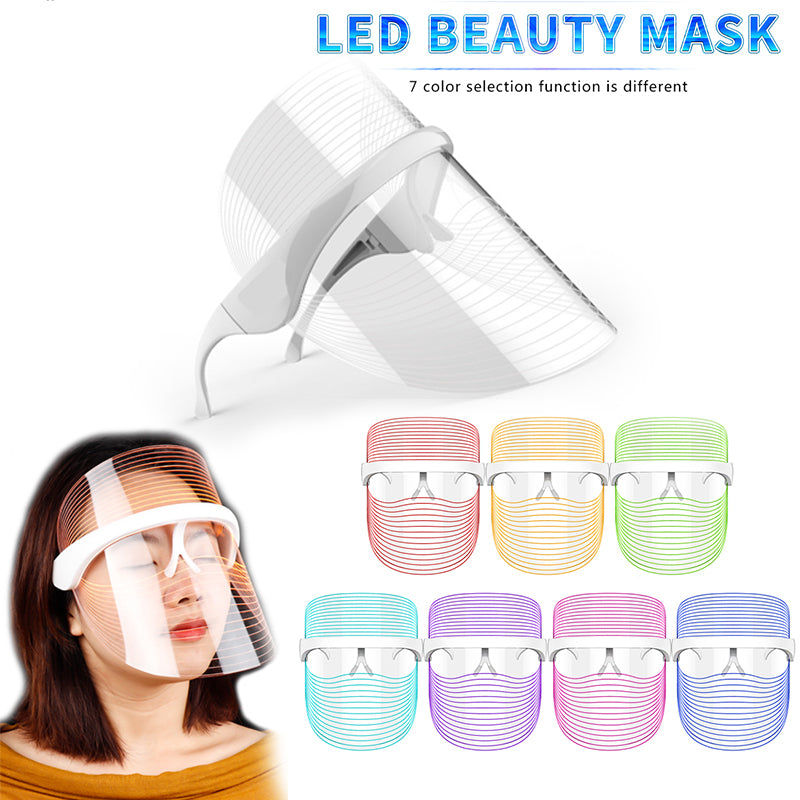 7-Color LED Face Mask Therapy Device