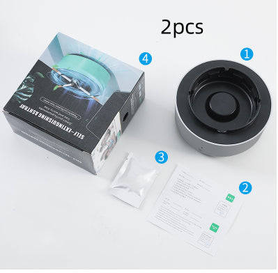 Car Air Purifying Ashtray - Anion Smoke Removal