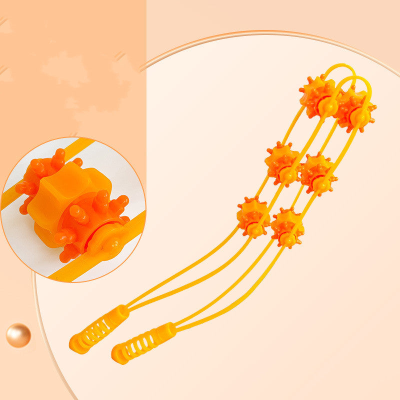 Pull Back Massage Roller - Handheld Muscle Relief Tool