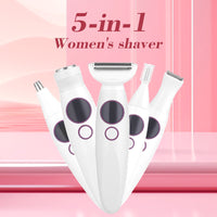 5-in-1 Waterproof Women's Shaver