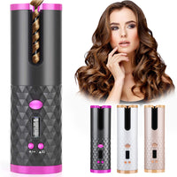 Auto Hair Curler - Rechargeable Rotating Curling Iron