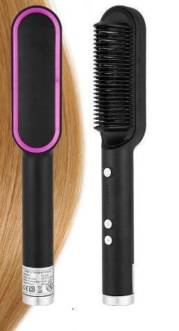 2-in-1 Hair Straightener - Hot Comb & Curling Iron