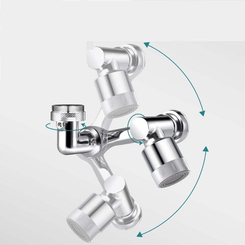 Rotatable Splash-Proof Faucet - 1080° Swivel Kitchen Tap