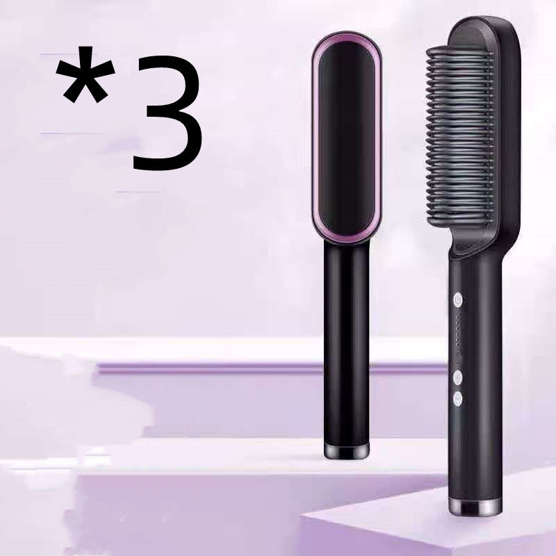 2-in-1 Hair Straightener - Hot Comb & Curling Iron