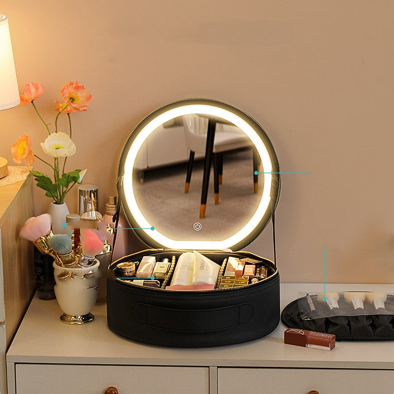 LED Makeup Bag with Mirror