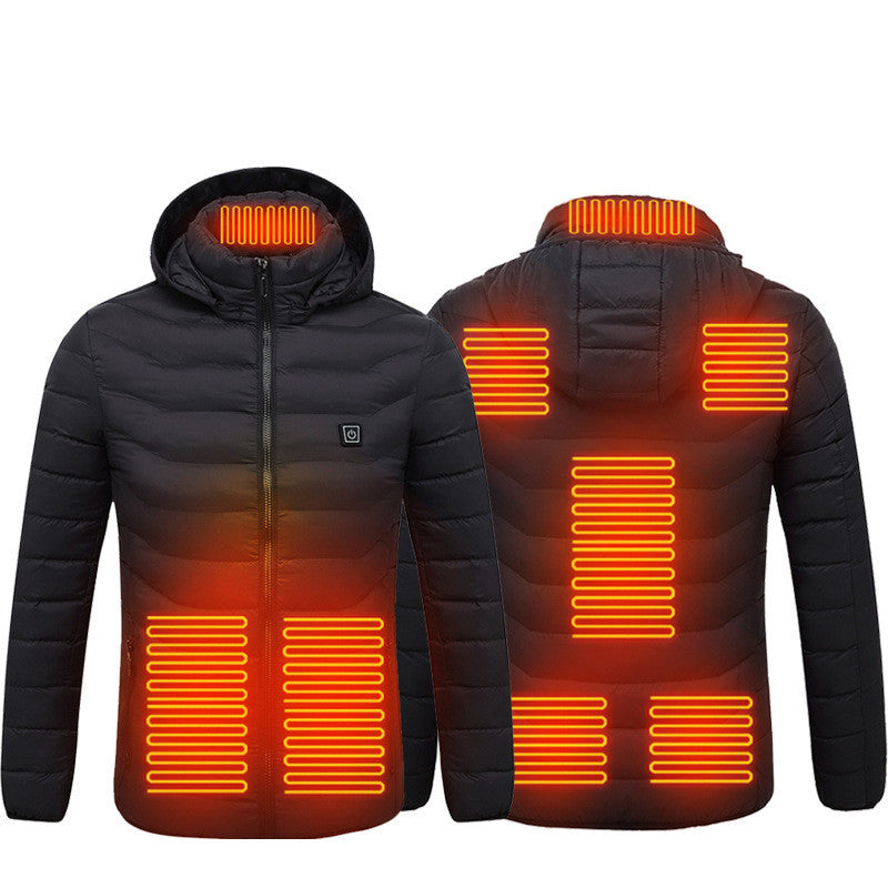 USB Heated Jacket - Electric Warming Winter Coat for Men