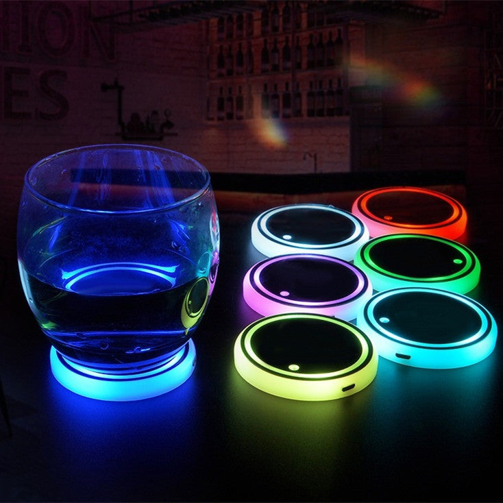 LED Car Cup Holder Coaster