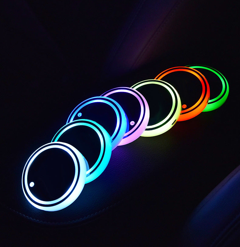 LED Car Cup Holder Coaster